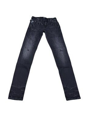 NWT $248 PRPS Cayenne Super Skinny Fit Jeans Men's Stretch Black Denim, Size 28